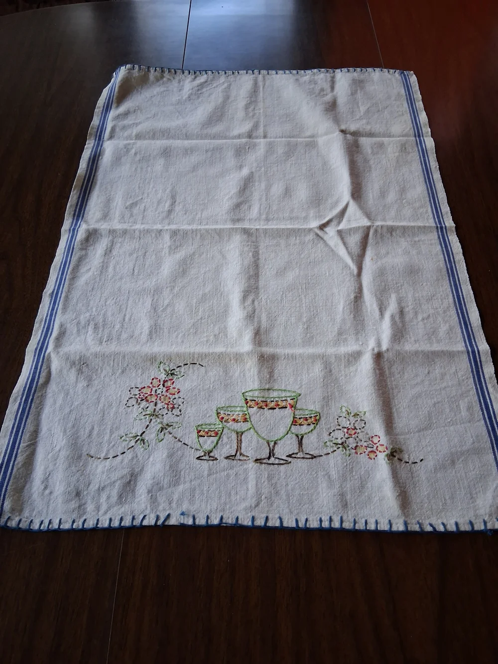 Vintage hand stitched
